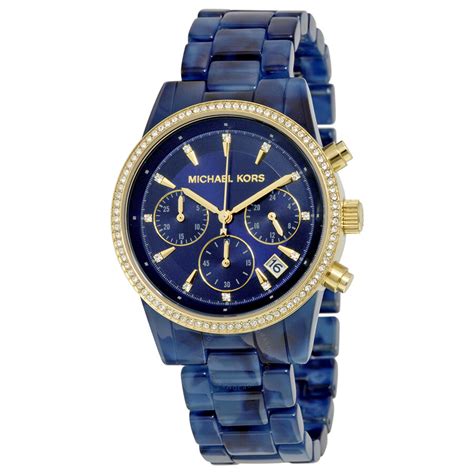 michael kors colorful watch|Michael Kors blue dial watch.